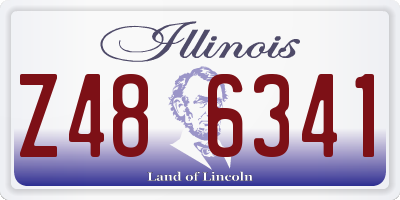 IL license plate Z486341
