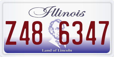 IL license plate Z486347
