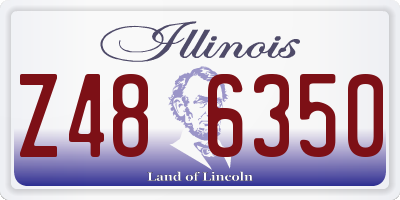 IL license plate Z486350