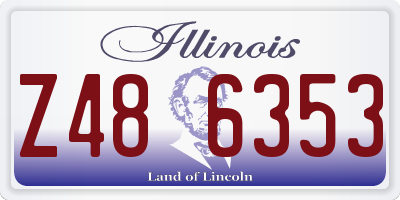 IL license plate Z486353