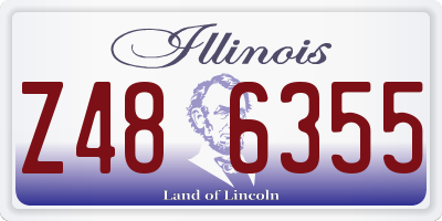 IL license plate Z486355