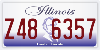 IL license plate Z486357