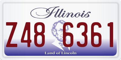 IL license plate Z486361
