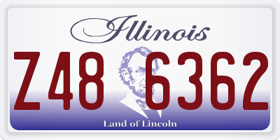 IL license plate Z486362