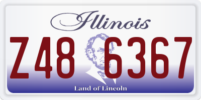 IL license plate Z486367