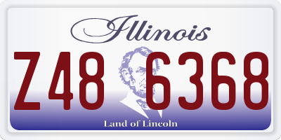 IL license plate Z486368