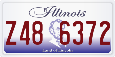 IL license plate Z486372