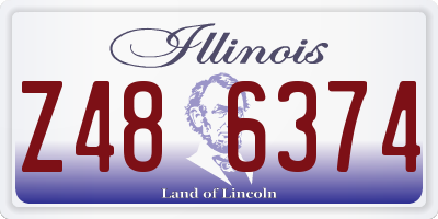 IL license plate Z486374