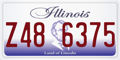 IL license plate Z486375