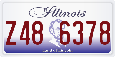 IL license plate Z486378