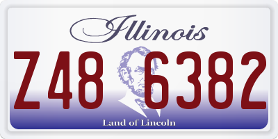 IL license plate Z486382