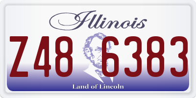 IL license plate Z486383