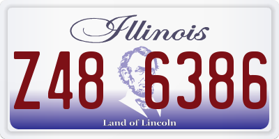 IL license plate Z486386