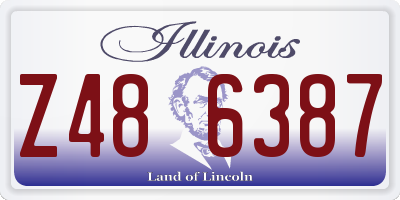 IL license plate Z486387