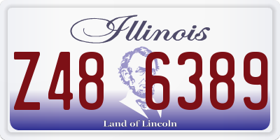 IL license plate Z486389