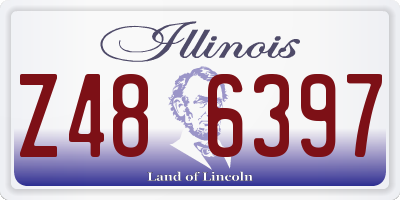 IL license plate Z486397