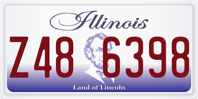 IL license plate Z486398