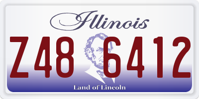 IL license plate Z486412