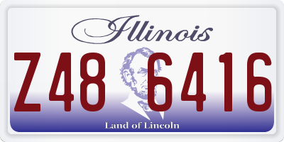 IL license plate Z486416