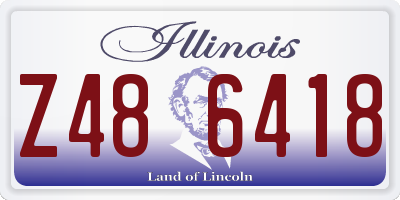 IL license plate Z486418
