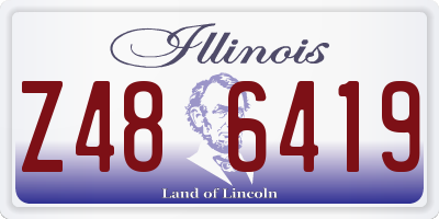 IL license plate Z486419