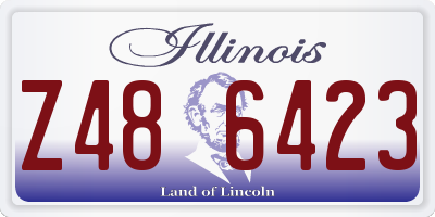 IL license plate Z486423