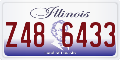 IL license plate Z486433