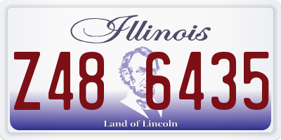 IL license plate Z486435