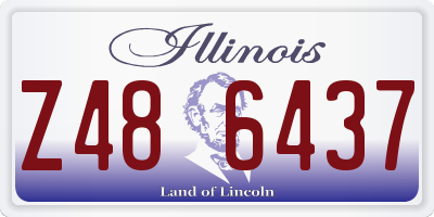 IL license plate Z486437
