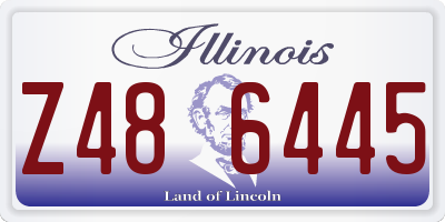 IL license plate Z486445