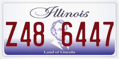IL license plate Z486447