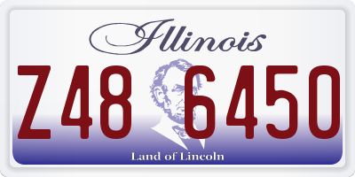IL license plate Z486450