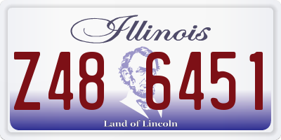 IL license plate Z486451
