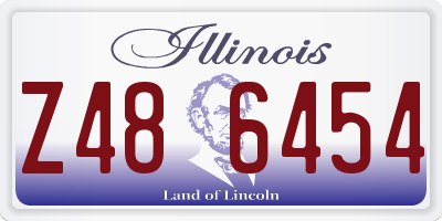 IL license plate Z486454