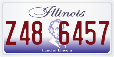 IL license plate Z486457