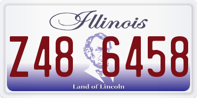 IL license plate Z486458