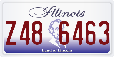 IL license plate Z486463