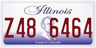 IL license plate Z486464