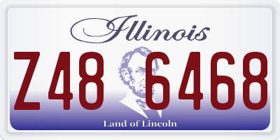 IL license plate Z486468