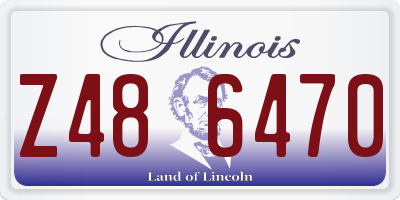 IL license plate Z486470