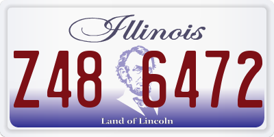 IL license plate Z486472