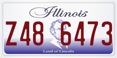 IL license plate Z486473