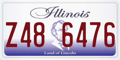 IL license plate Z486476