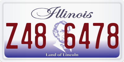 IL license plate Z486478