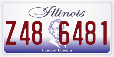IL license plate Z486481