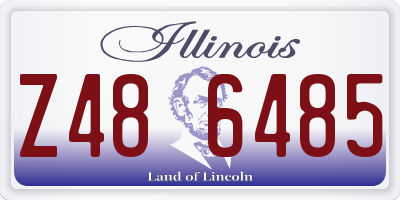 IL license plate Z486485