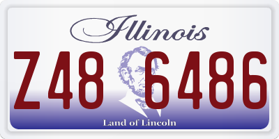 IL license plate Z486486