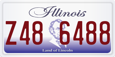 IL license plate Z486488
