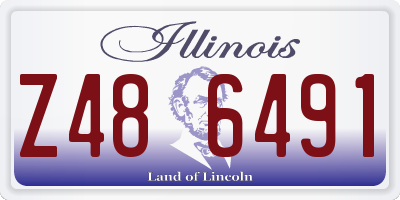 IL license plate Z486491
