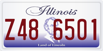 IL license plate Z486501